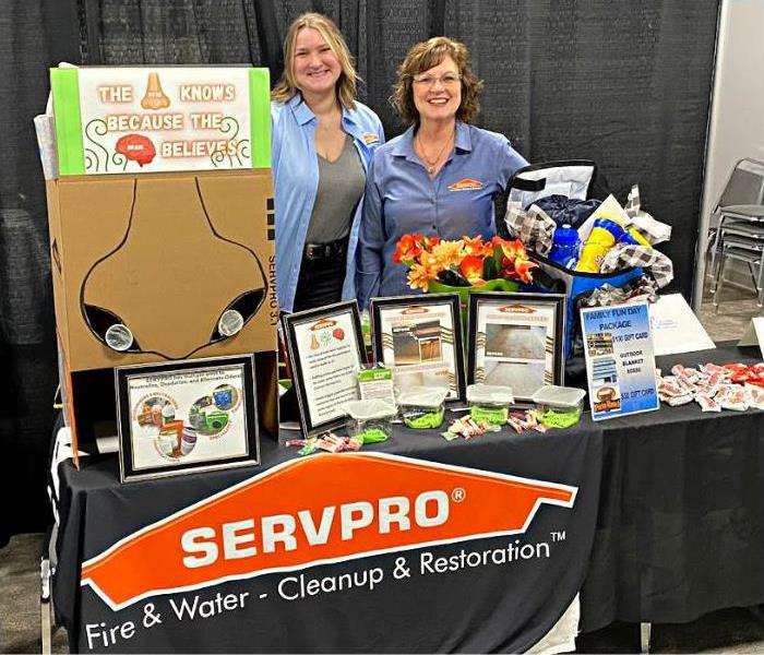 SERVPRO employees at table