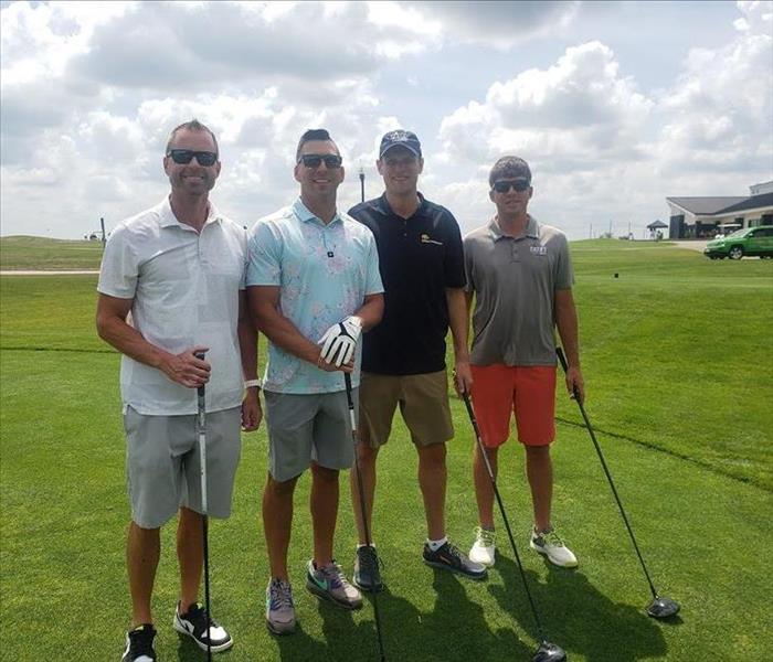 Guys at a golf outing