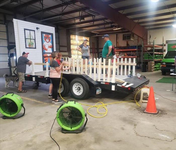 Community Uses Our Warehouse Space to Build Float